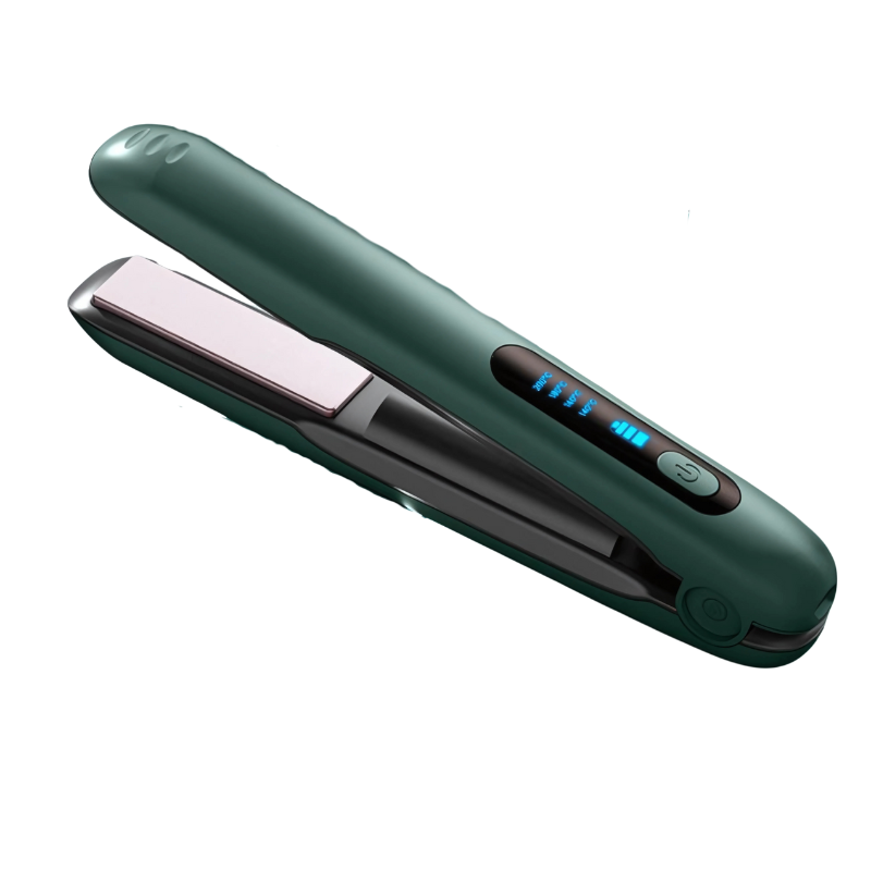 Cordless Hair Straightener — USB-Rechargeable Ceramic Plates & 60 Min Runtime