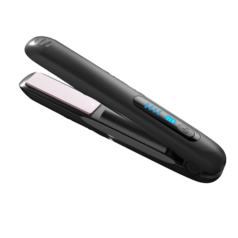 Cordless Hair Straightener — USB-Rechargeable Ceramic Plates & 60 Min Runtime