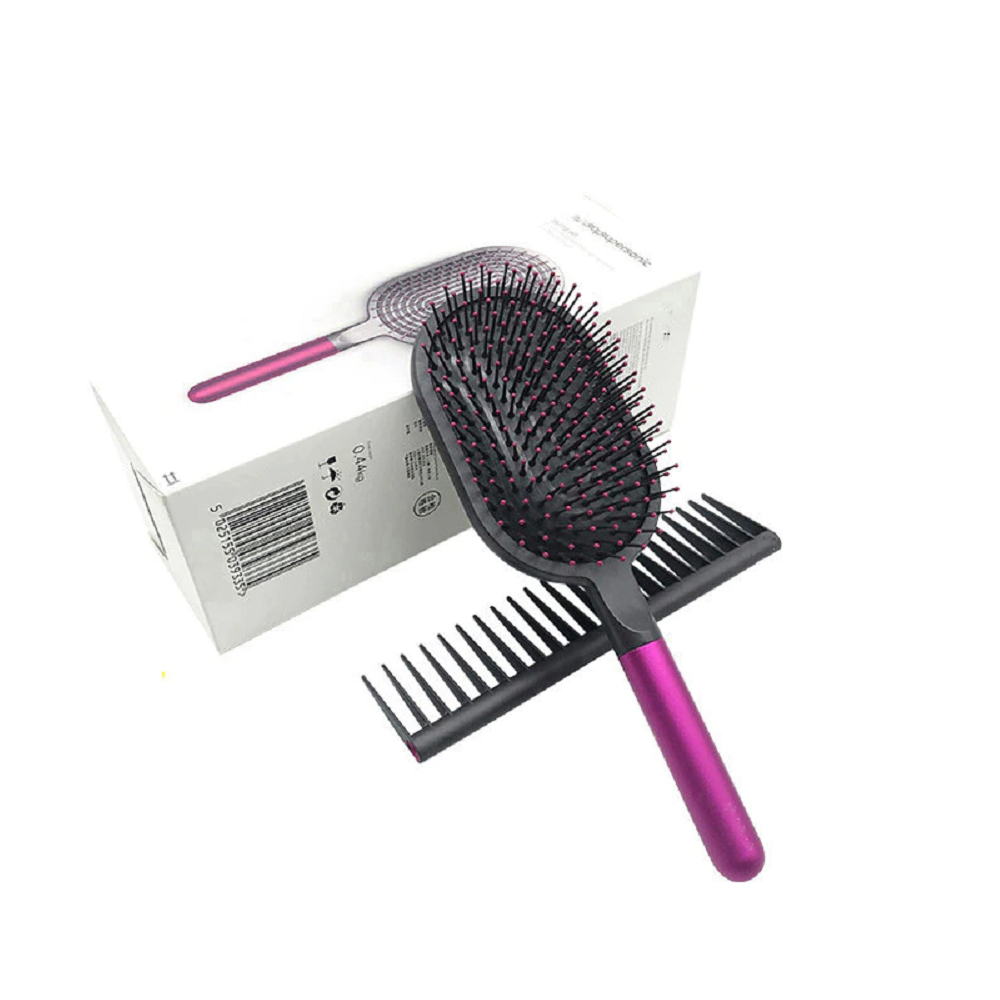 2-Piece Detangling Hair Brush Set – Scalp Massage Brush & Wide Tooth Comb | Bio-Friendly, Wet & Dry Use