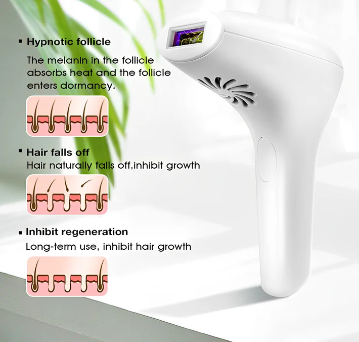 900,000 Flash IPL Laser Epilator – Professional Hair Removal Device | Painless, Permanent Results at Home