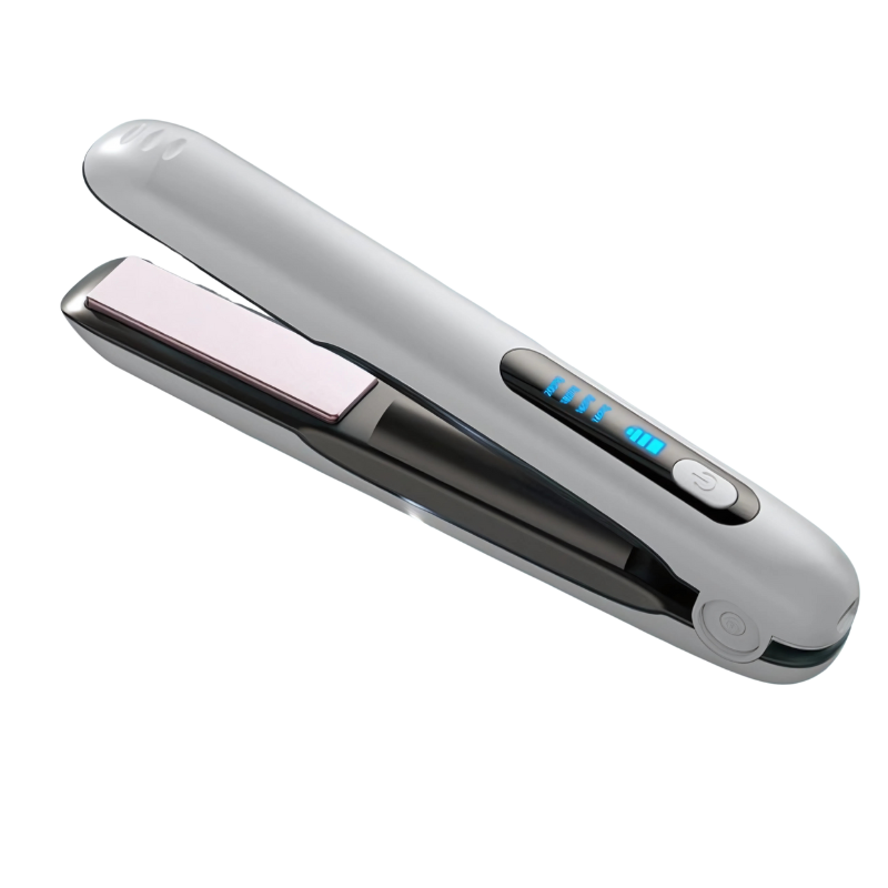 Cordless Hair Straightener — USB-Rechargeable Ceramic Plates & 60 Min Runtime