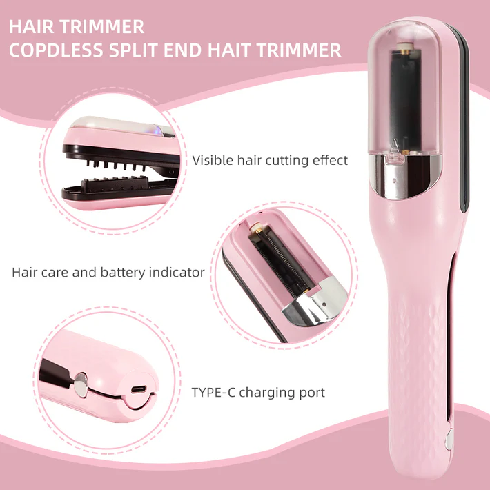 Precision Hair Split Ends Trimmer – Rechargeable Hair Care Tool for Smooth, Healthy Ends