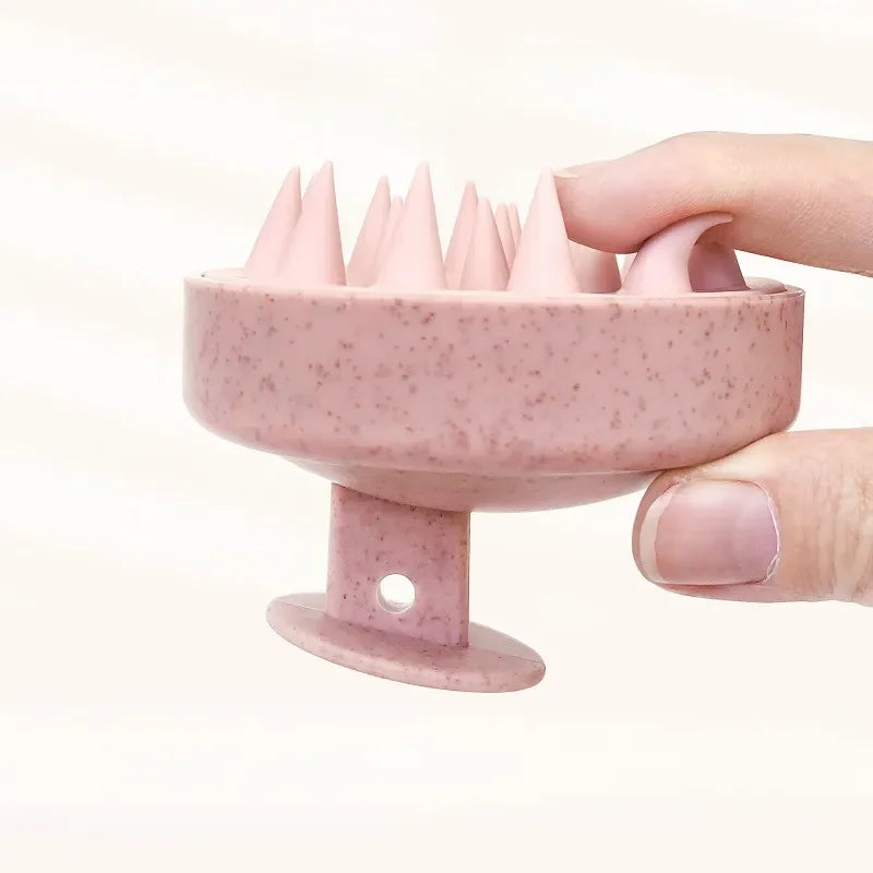 Silicone Scalp Shampoo Brush – Deep Clean & Massage | Hair Washing Tool | Anti-Slip Handle