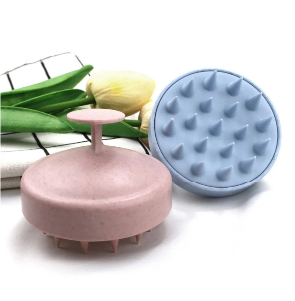 Silicone Scalp Shampoo Brush – Deep Clean & Massage | Hair Washing Tool | Anti-Slip Handle