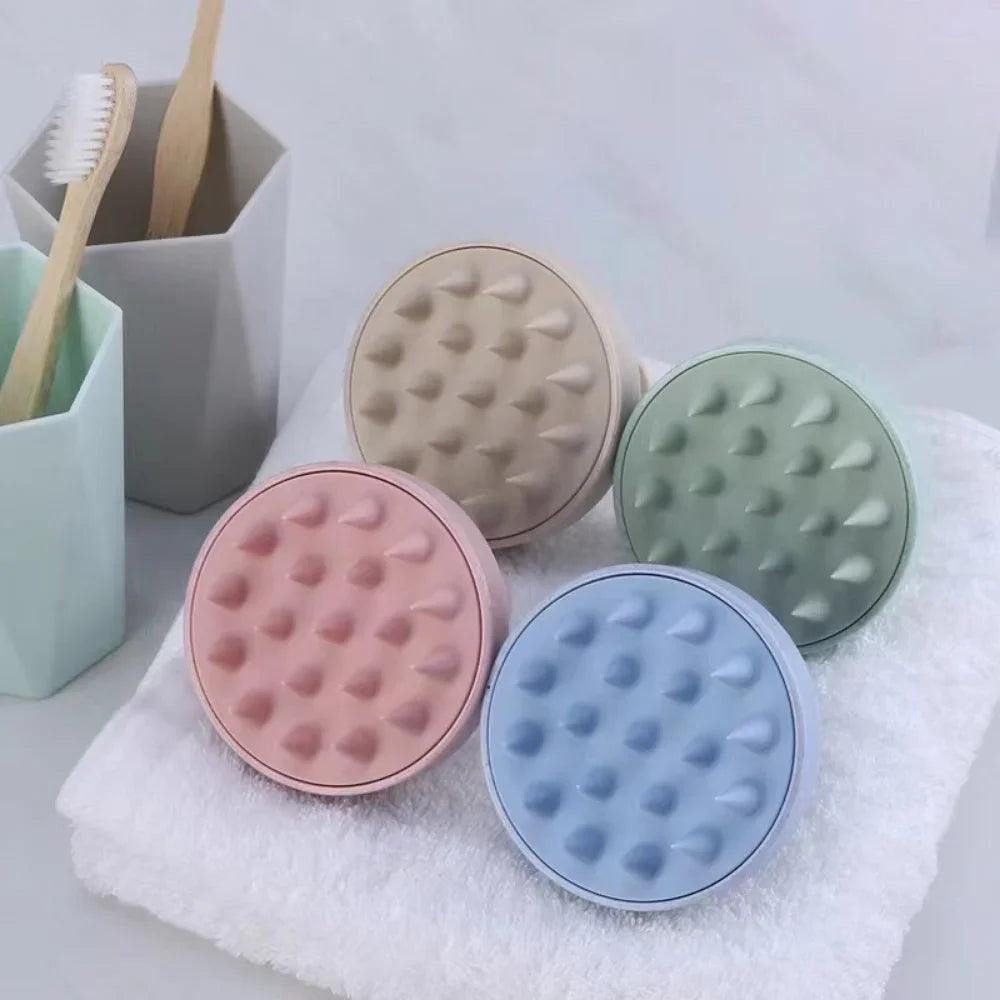 Silicone Scalp Shampoo Brush – Deep Clean & Massage | Hair Washing Tool | Anti-Slip Handle