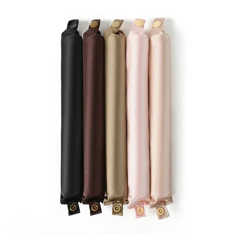 Satin Heatless Hair Curlers – 3 or 4-Piece Set | No-Heat Flexi Rods for Overnight Curls | For All Hair Types