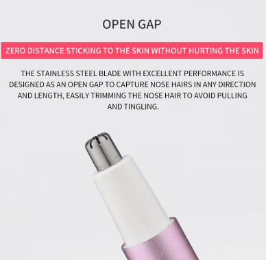 Rechargeable 4-in-1 Electric Eyebrow Trimmer | Painless Face & Bikini Razor | Nose/Ear Hair Remover | USB Portable Grooming Tool for Women & Men
