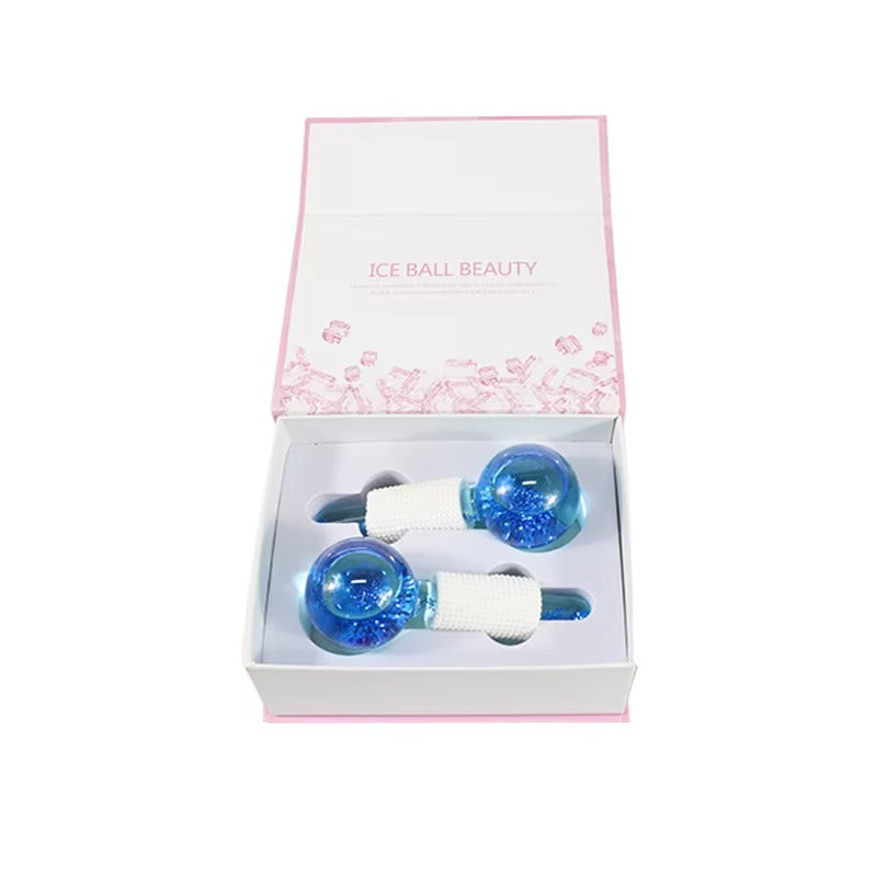 2-Piece Ice Globes Facial Massager – Cooling Face Therapy | Reduce Puffiness | Sculpt & Refresh