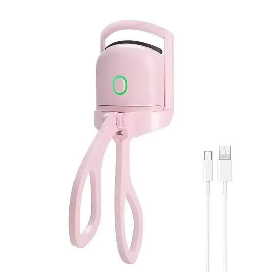 Rechargeable Heated Eyelash Curler – Dual Temp Settings | Type-C Charging | Long-Lasting Lift