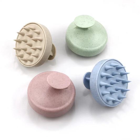 Silicone Scalp Shampoo Brush – Deep Clean & Massage | Hair Washing Tool | Anti-Slip Handle