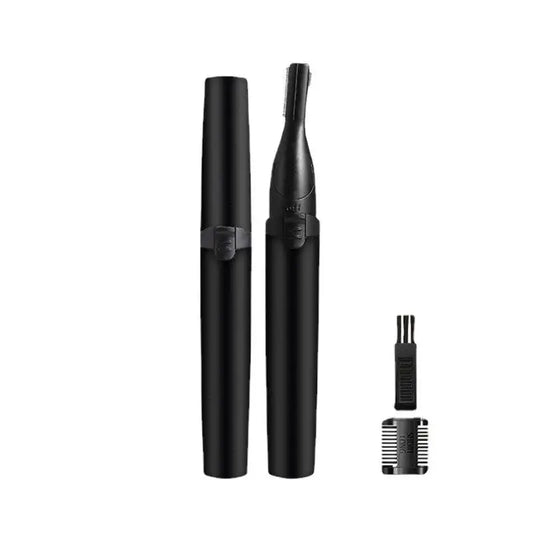 Rechargeable Eyebrow Trimmer & Facial Razor - Dual Blade Electric Shaver for Brows, Peach Fuzz & Body | Painless Precision Grooming | Portable & Washable