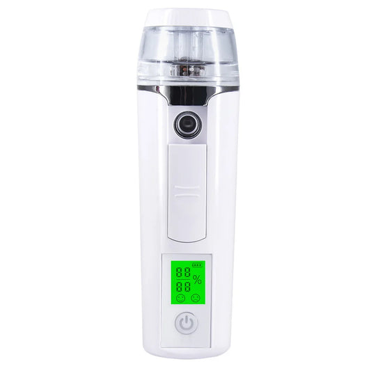 Nano Mist Sprayer with Negative Ions – Hydration & Oil Detection | 30ML Tank | USB Rechargeable