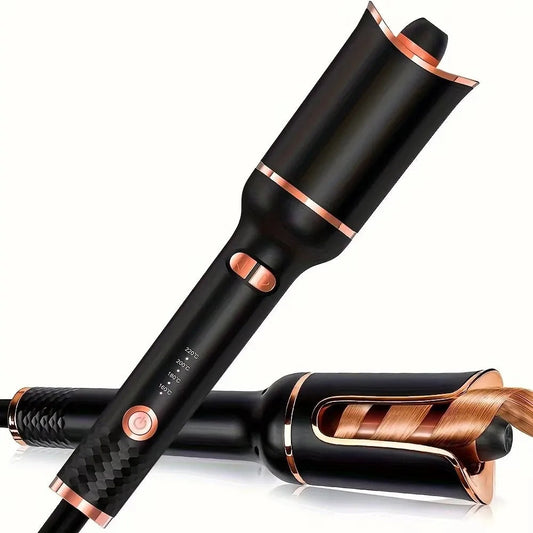 Premium Automatic Hair Curler Wand – 1" Ceramic Auto Rotating Curler | Anti-Tangle | Dual Voltage Travel-Ready