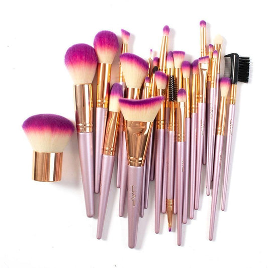 26-Piece Makeup Brush Set – Face & Eye Brushes with Cosmetic Bag | Cruelty-Free Synthetic Bristles