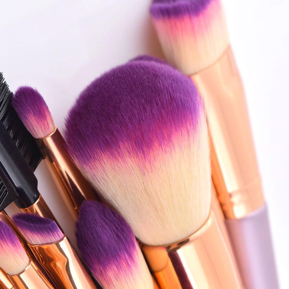 26-Piece Makeup Brush Set – Face & Eye Brushes with Cosmetic Bag | Cruelty-Free Synthetic Bristles